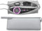 Hosoncovy PU Leder Reisetasche Tragetasche Aufbewahrungstasche Schutzhülle für Dyson Supersonic Haartrockner für Dyson Airwrap Styler (Silber)