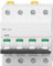Disjoncteur miniature 400V AC 50/60HZ 4P Rail Din Commutateur D'Air De Protection Contre Les Surcharges pour Lignes de Distribution D'éClairage RéSidentiel SystèMe Solaire PV(40A)