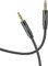 Hoco UPA19 - Cavo audio AUX da CC 3,5 mm a 3,5 mm (lunghezza = 2 m), compatibile con cellulari, tablet, iPhone, Samusng, Xiaomi, Oppo, Huawei, colore nero