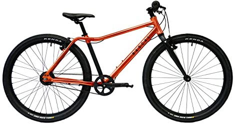 RASCAL BIKES Superleichtes (9,2kg) Kinderfahrrad Rascal 26 mit Riemenantrieb und 7Gang Nabenschaltung. Farbe Flame