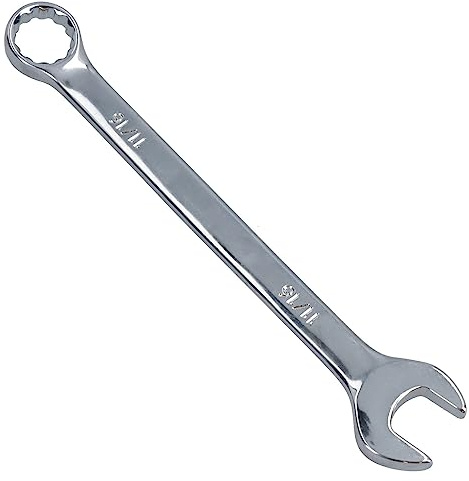 AB Tools 11/16in. Imperial SAE AF Combination Spanner Open Ended Ring Wrench Bi-hex