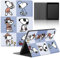 Tablet Hülle für iPad 9/8/7 10,2, Modell 2021/2020/2019, 9./8./7. Generation Hülle, Schön Kawaii Cartoon Anime Schutzhülle mit Verstellbar Standfunktion PU Leder Flip Case Stoßfest Tablet Folio, A1