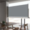 Store Latéral, Brise-Vue Paravent Extérieur Pare-Soleil Auvent latéral rétractable de Patio 80x300 cm Gris