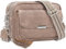 NEWIROVE Crossbody Bag Damen Leder Umhängetasche Damen Mittelgroß Handtasche Schwarz mit Breitem Gurt Verstelbaar Schultertasche Damen Mit Fransen Für den Einkauf Auf Reisen Casual，Aprikose