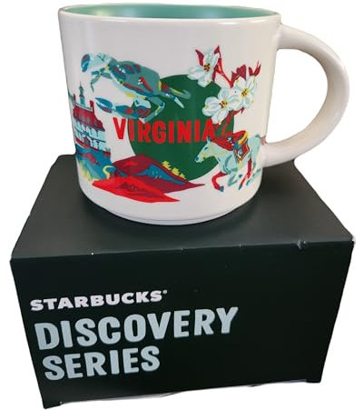 Starbucks Discovery Series Virginia Ceramic Coffee Mug 14oz with Gift Box
