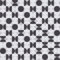 VINYL FLOORING UK Black White Designer Effect Vinyl Flooring Sheet For Kitchen Bathroom Living Room Dining Room 2.5mm Thick With Textile Backing 10 Years Warranty-2m(6'6) X 2m(6'6)-4m²