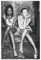 biegzc Naomi Campbell und Kate Moss (1994) Leinwand-Poster, Schlafzimmer, Dekoration, Landschaft, Büro, Raumdekoration, Geschenk, 30 x 45 cm