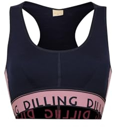 Dilling Damen Sport BH aus Merinowolle - Navy 46