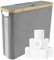 23.6L Toilettenpapier Aufbewahrung Korb mit Deckel,Klopapier Aufbewahrung Stehend Große Kapazität Toilet Paper Storage Containers 45 * 15 * 35cm,Badezimmer Organizer WC Papier Aufbewahrung (Grau)