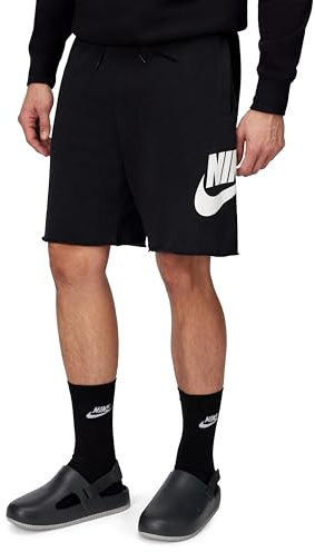 NIKE FQ4950-010 Club Shorts Men's Black/Black/White Size XL