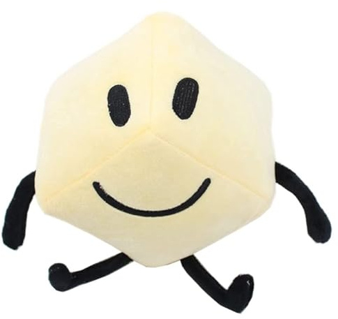 Jiumaocleu Anime Bfdi weiche Figurenpuppen Böses Blatt/grünes Gras/Zahlen/Kuchen/Steinkissen, Cartoon-Charakter, gefülltes Wurfkissen, Heimdekoration, Ornamente, Anime-Merch, 15 cm - 30 cm