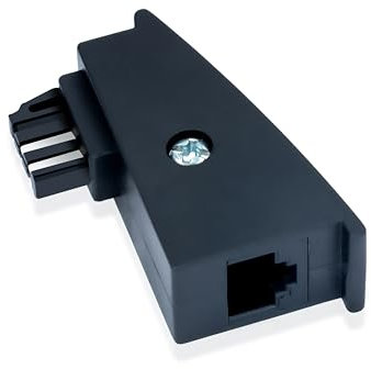 BIGtec Adaptateur TAE RJ45 DSL TAE-F mâle vers RJ45 femelle 8P2C Adaptateur de câble modulaire 4/5 Téléphone pour routeur Telekom Fritz!Box Speedport Easybox