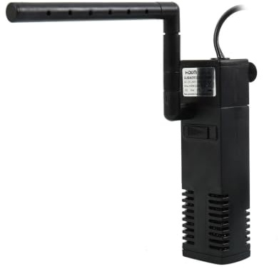 Internal Fish Tank Filter,300L/H Adjustable Flow Submersible Filters,Quiet Fish Tank Filter Pump for 15-55L Freshwater and Saltwater Aquariums