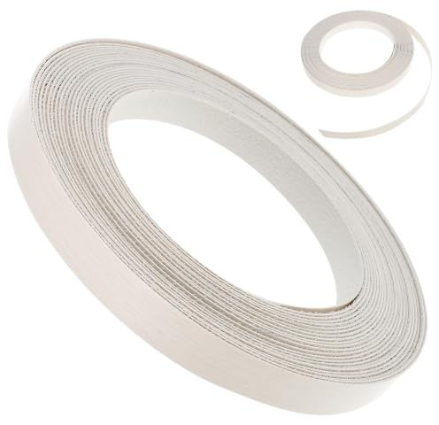 GALPADA 1 Roll 10m Pvc Flexible Veneer Edging Tape for Furniture Restoration and Sealing Exposed Sides, Smooth Surface Adhesive Cabinet Banding Tape Suitable for Plywood and Mdf Redecorate