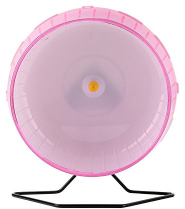 Pet Online Haustier übergroßen 30cm Übung Rad mit Halterung Hamster Igel Kaninchen Kleintier Sport Rad,Rosa