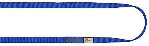 ALIENS Bandschlinge Open Sling (Bruchlast 22 kN/2200kg, 16 mm Breite) Verschiedene Längen in unterschiedlichen Farben, Farbe:80 cm blau