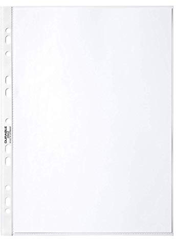 Durable 266819 Prospekthüllen DIN A4 Business, 0,05 mm, glasklar (800 Stück)