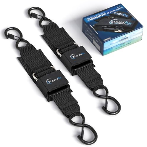 Sangles de Transit pour Remorque de Jet Ski & Bateau PWC (2PK) - Sangles d’Arrimage Réglables de 24 pour Remorque - Surpasse Les Sangles à Cliquet et Rétractables