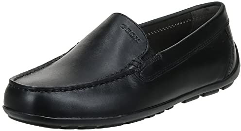 Geox Jungen J New Fast Boy A Mokassins,Schwarz,26 EU