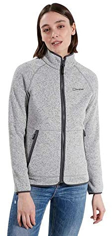Berghaus Women's Salair Warm Fleece Jacket, Monument/Harbour Mist, 10