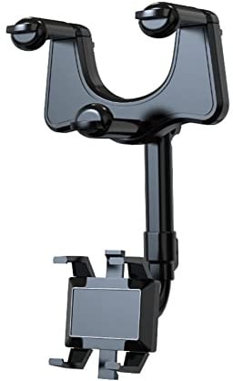 iSpchen Support Téléphone Voiture, Support Telephone Voiture Retroviseur Universel Support Téléphone Rétroviseur Voiture Portable Porte Compatible avec 13/13Mini/ 12/12 Mini/ 12 Pro/ 12 Pro Max