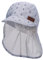 Sterntaler Baby Jungen Schirmmütze Baby Schirmmütze Nackenschutz Anker - Schirmmütze Baby, Baby Mützen - aus Baumwolle - rauchgrau, 51