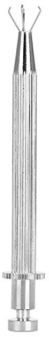 Piercing Zange Für Kugeln, Schmuck Pinzette, Schmuckhalter Pick up Tool Diamant Edelsteine Prong Pinzette Catcher Grabber Pinzette gerade, Schmuck Halter Pick up Werkzeug(lang)
