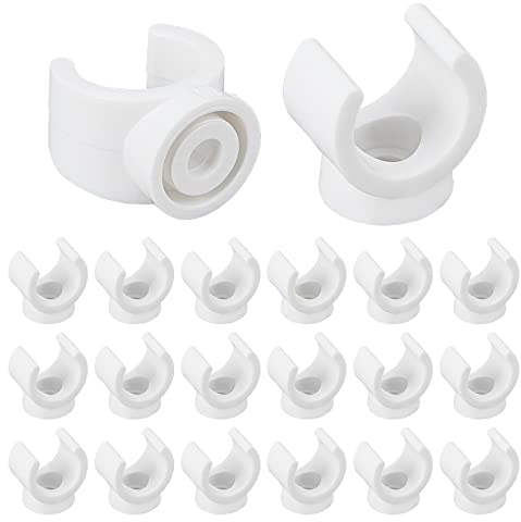 GORGECRAFT 4/5-Zoll-U-Haken PEX-Halter TV-Tablett Ersatzclips PVC-Wasserrohrschellen Krallenschellen Rohrhalterung Passend Für Rohre Mit 15.5 mm Außendurchmesser Kunststoffbuchse(20 Packungen)