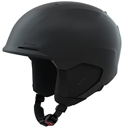 ALPINA Unisex-Erwachsene BRIX Skihelm, Black matt, 59-63 cm