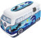 BRISA Collection VW - Trousse en néoprène Universelle Volkswagen pour Maquillage Voyages et Pharmacie, Motif T1 Combi Bus (Surf/Bleu/Grand)