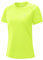 donhobo Damen Sportshirt Kurzärmeliges T-Shirt mit Rundhalsausschnitt Athletisch Lässig Laufen Yoga Fitness T-Shirts Workout Tops (Fluoreszierendes Grün, M)