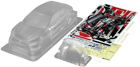 TAMIYA 51707 Body Kit Toyota GR Yaris Hybrid WB257 - Accessories for Remote Controlled Car, Replacement Body, RC Model Making, Multi-Coloured