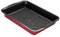Prestige New Disney Bake with Mickey Mouse - Molde antiadherente para hornear (33 x 23 cm, acero al carbono, color rojo y negro)