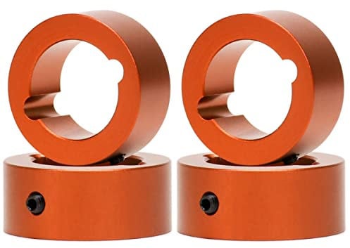 Palumma RC Aluminum Joint Cup Reinforced Ring for TRAXXAS 1/5 X-MAXX 6S 8S 1/6 XRT 8S 18mm Drive Cup Sleeves Protect Ring Upgrade Parts (Orange)