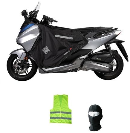 Compatible avec Honda Forza 125 par an 2018 Couvre-Jambes R198-X TERMOSCUDO Tucano Urbano Couverture Thermique IMPERMÉABLE Interne en Fourrure ECO SPÉCIFIQUE pour Scooter