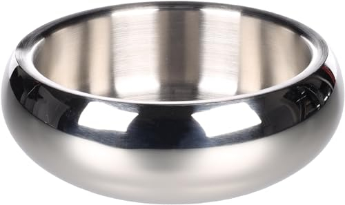 Flamingo Gamelle pour Chien Muna 1190 ML - Acier Inoxydable / Inox - Antidérapant - Lavable au lave-vaisselle - 7cm x 19cm x 15cm