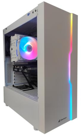 Pc Gaming Bianco i5 14400f di Ultima generazione/Ram 32gb 3200mhz / Nvidia Rtx 3060 12Gb / Nvme 1TB / Windows 11 Desktop Intel white