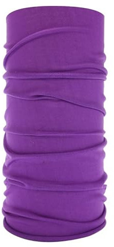 WS Accessories Unisex Neck Tube Face Mask Balaclava Scarf Bandana Cycling Biker Snood Cover Multi-Use (Purple)