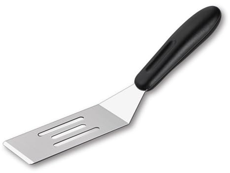Abeillo Mini espátula de acero inoxidable para cocinar, soporte profesional para freír, espátula pequeña para brownies, huevos, galletas