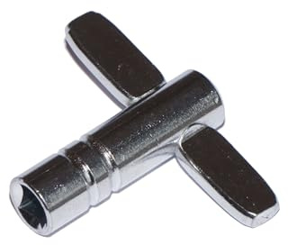 Drum Stimmschlüssel, Chrome Finish, Universell Geeignet für Vierkantschrauben, Präzise Stimmung, Langlebig, Zuverlässig, Essential für Drummer