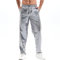 Amy Coulee Herren Glänzend Metallic Hosen Nachtclub Disco Hose (Silber, M)