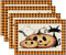 Halloween tischset,4 Stück Halloween tischdeko,Halloween deko kürbis Gespenst tischsets platzsets abwaschbar,Halloween deko Set Tischsets Für deko küche bar Esstisch