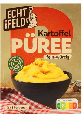 Echt vom Feld Kartoffel-Püree fein-würzig, 9er Pack (9 x 150g)