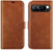 OCASE Coque Google Pixel 9/9 Pro, Antichoc TPU Housse Pixel 9 Pro Cuir PU Portefeuille Etui [RFID Blocage] [Fentes pour Cartes] [Béquille] Coque pour Pixel 9 / Pixel 9 Pro (6,3 Pouces) - Brun