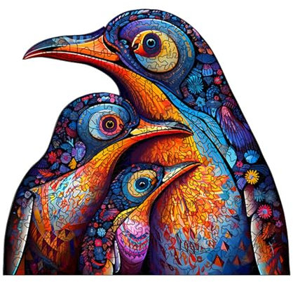 Holzpuzzle Erwachsene, Puzzle 200 Teile, Unregelmäßige und einzigartige Rätsel, Anzug Puzzle füR Kinder ab 12 Jahren, Holzpuzzle Geschenk for Teenager, Frauen, Männer, Freundin, Freund