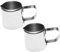 ORFOFE 6pcs Stainless Steel Milk Jug Mini Holder for Espresso and Beverages Capacity for Coffee Shops Cafes and Home Use