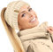 TOSKATOK® Damen Frauen Plain Ponytail Messy BUN GERIPPTE Winter Beanie Hut Cap Hair Hairband