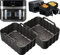 Tower 9L Silicone Liners | 2.5mm Thick, Convex Base, Non-Stick & Dishwasher Safe | 2PCS Reusable 9L Air Fryer Liners | T17088 Vortx 9L Dual Basket Silicone Liners | by iStock Ltd