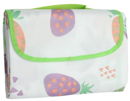 CAPASTEC Picknickdecke 1PC Wasserdicht Vliesstoff Leicht Mit Griff Outdoor | Vliesstoff, 150x100cm, Waschbar, Mit Griff, Leicht, Für Camping, Strand, Wandern, Reisen, Parks