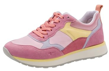 Tamaris Damen Sneaker Low, rot, 41 EU